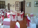 Wine Red Organza Sash